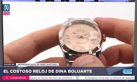 reloj rolex de dina boluarte|rolex dina boluarte.